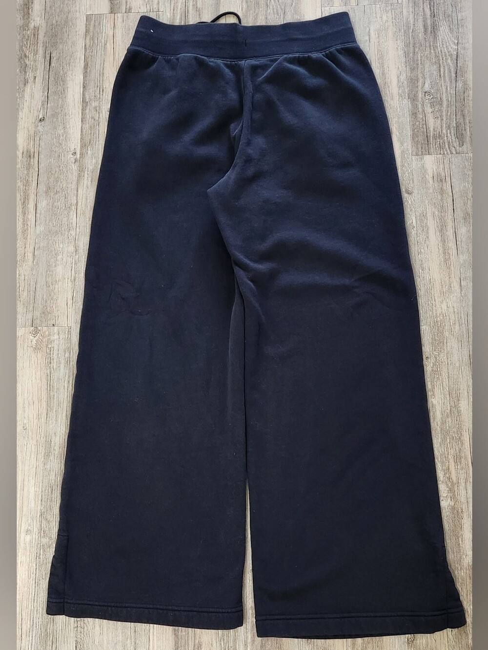 Nike Phoenix Fleece Sweatpants Women’s Large Wide Leg Black drawstring. - Picture 2 of 7
